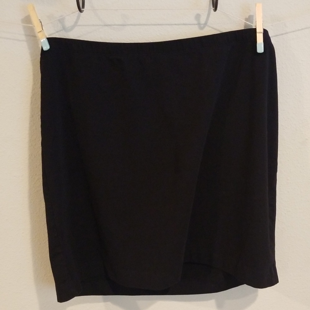Black bodycon h&m basic mini skirt